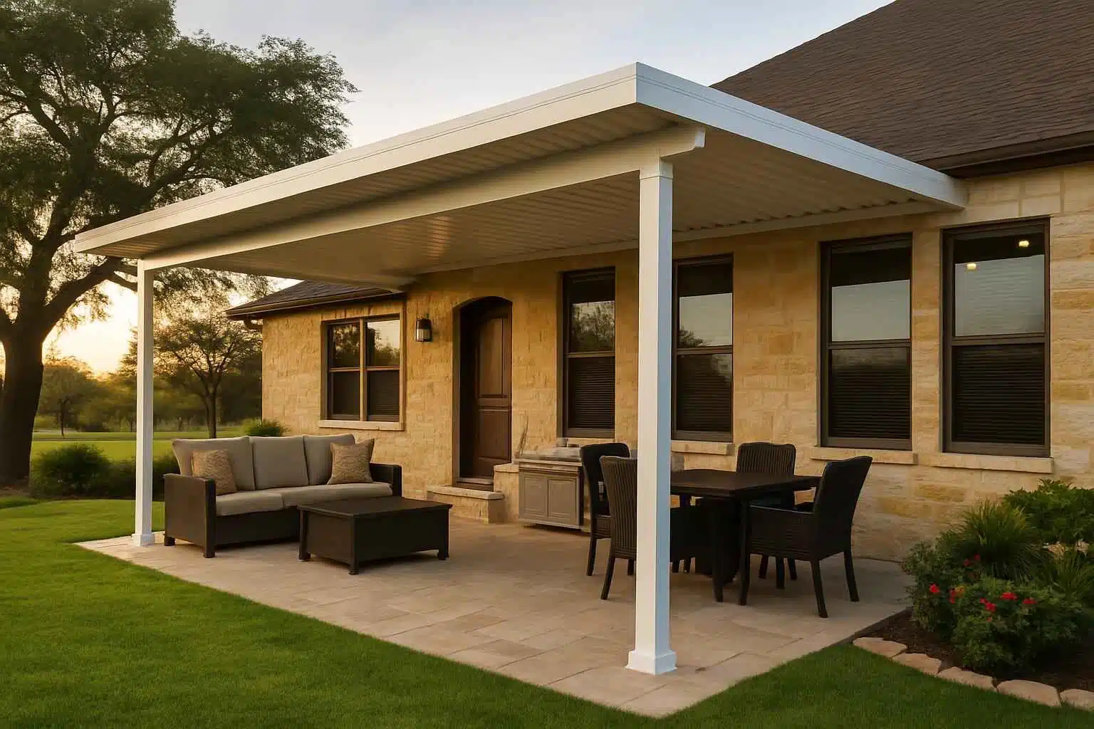 Aluminum Patio Cover Installer in Luckenbach TX