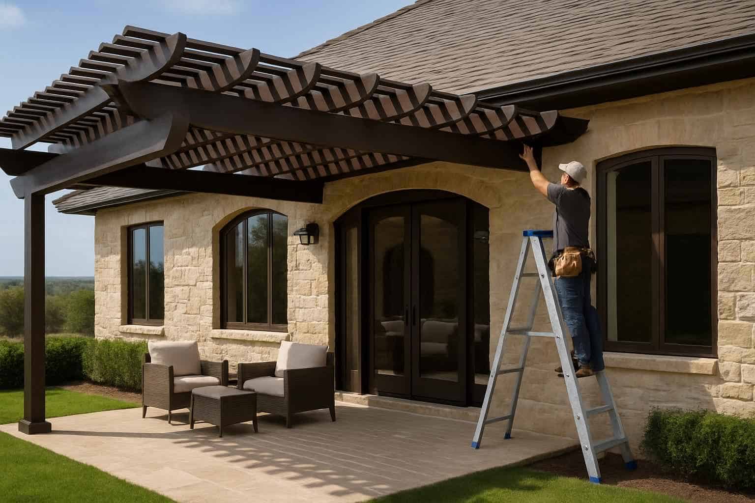Pergola Contractor In Willow City TX Attached Pergola Installer in Willow City TX