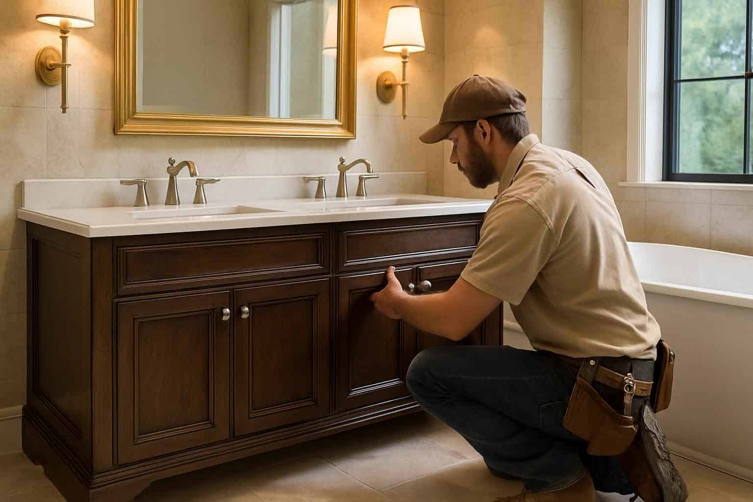 Bathroom Remodeling Contractor In Willow City TX Bathroom Vanity Installation Service in Willow City TX