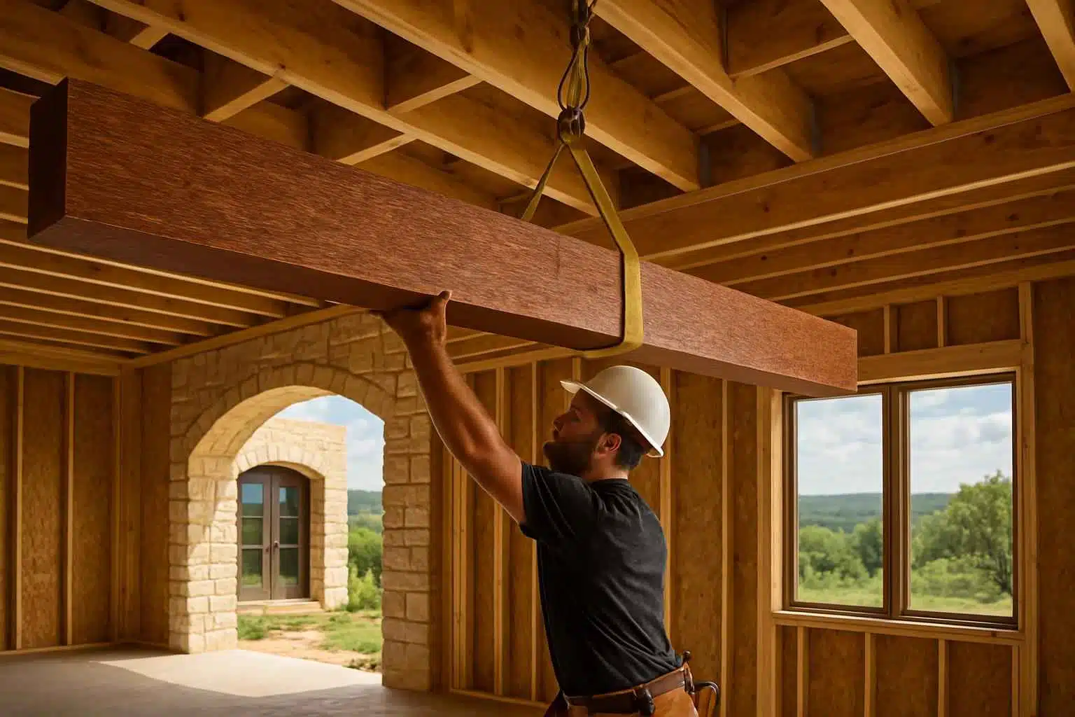 Beam LVL Installation Contractor in Willow City TX