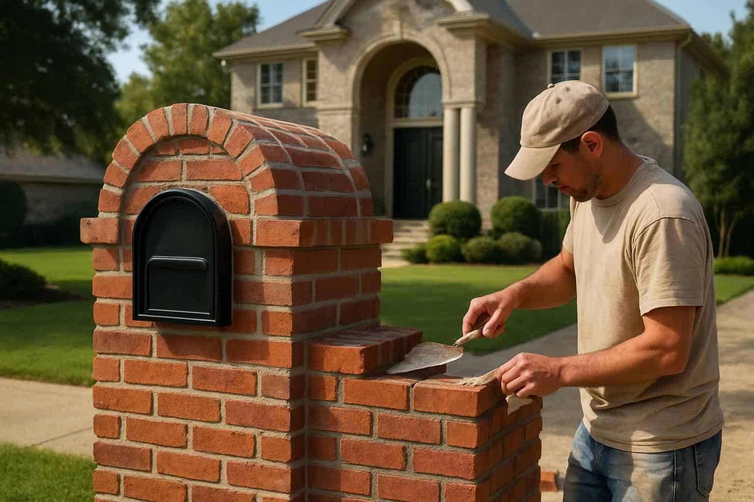 Brick Contractor In Willow City TX Brick Mailbox Builder in Willow City TX