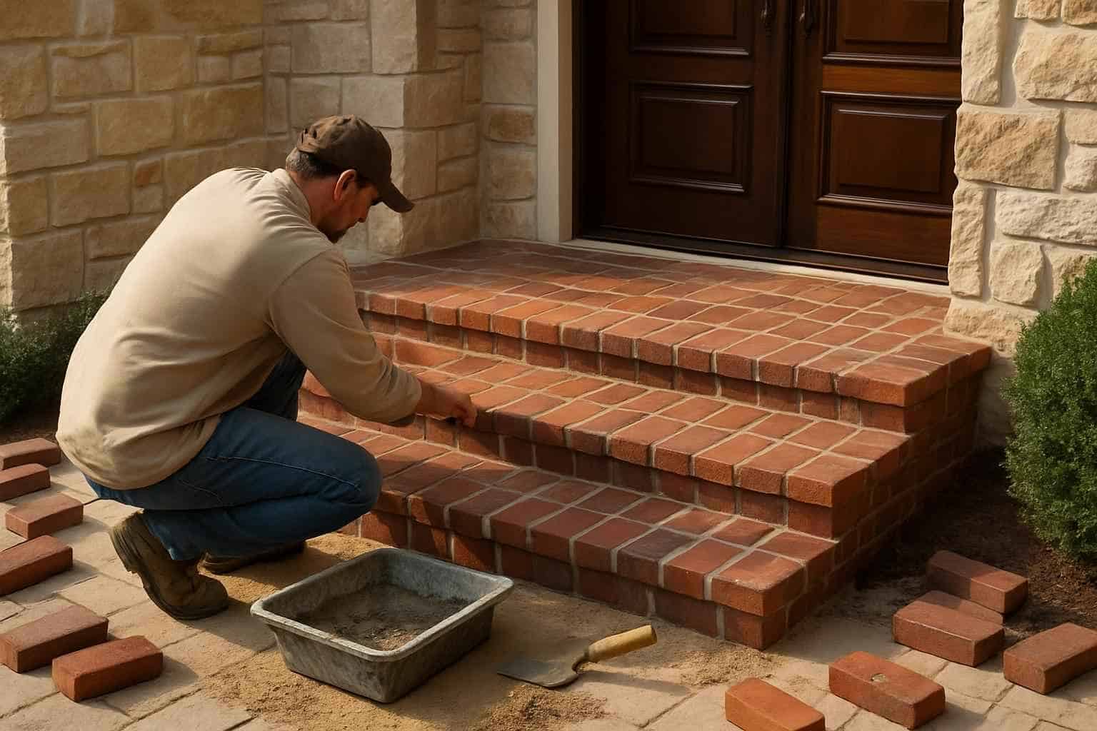 Brick Contractor In Luckenbach TX Brick Step Installer in Luckenbach TX
