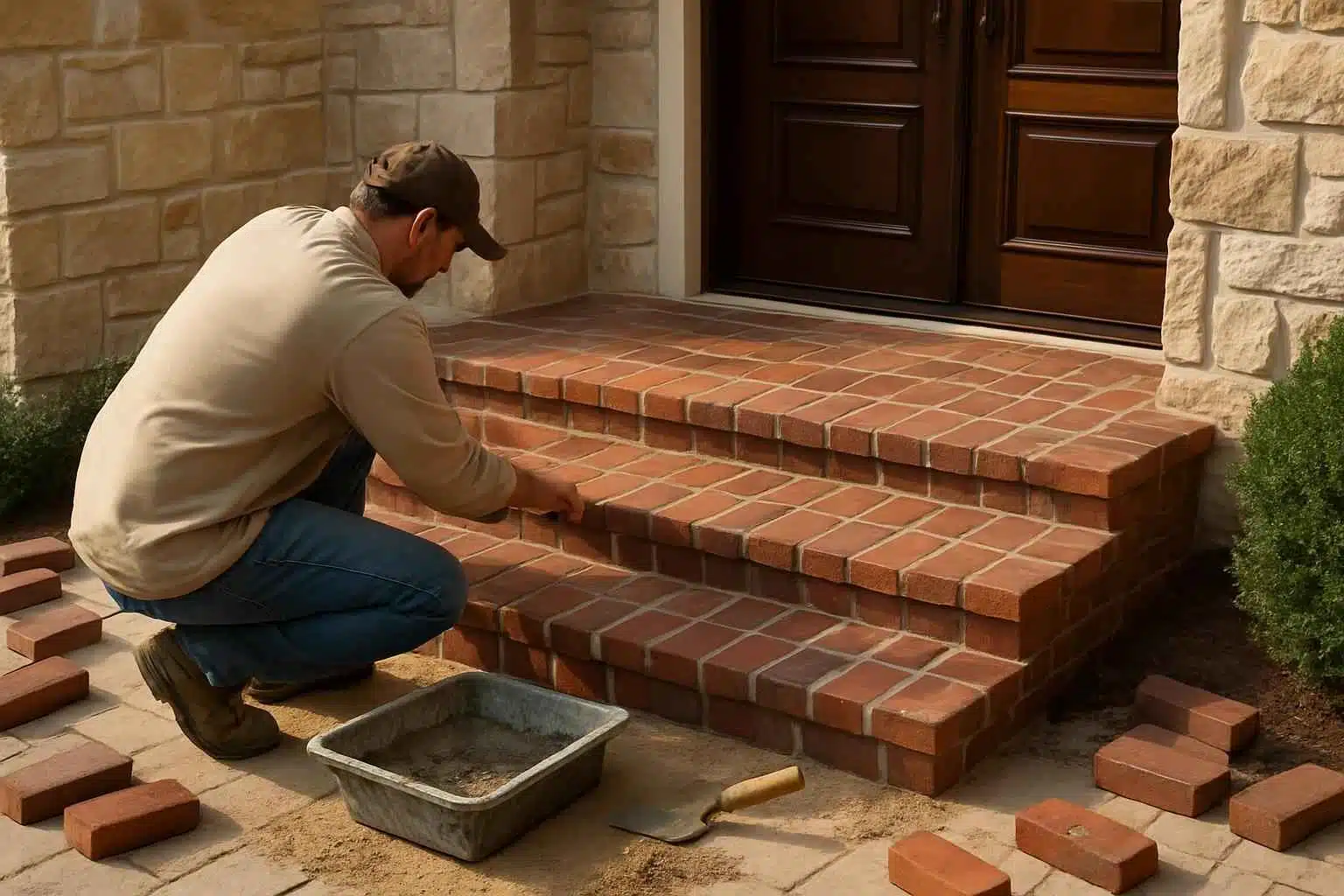 Brick Step Installer in Luckenbach TX