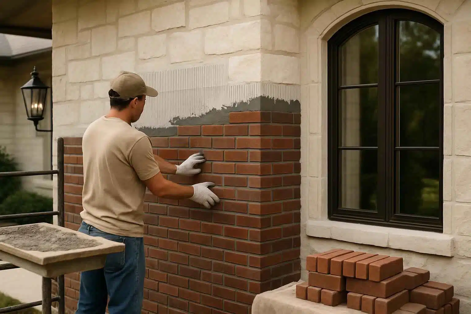 Brick Veneer Installation Service in Stonewall TX