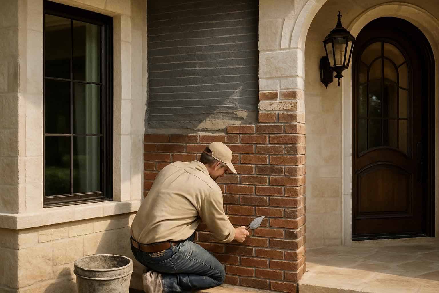 Brick Contractor In Willow City TX Brick Veneer Installation Service in Willow City TX