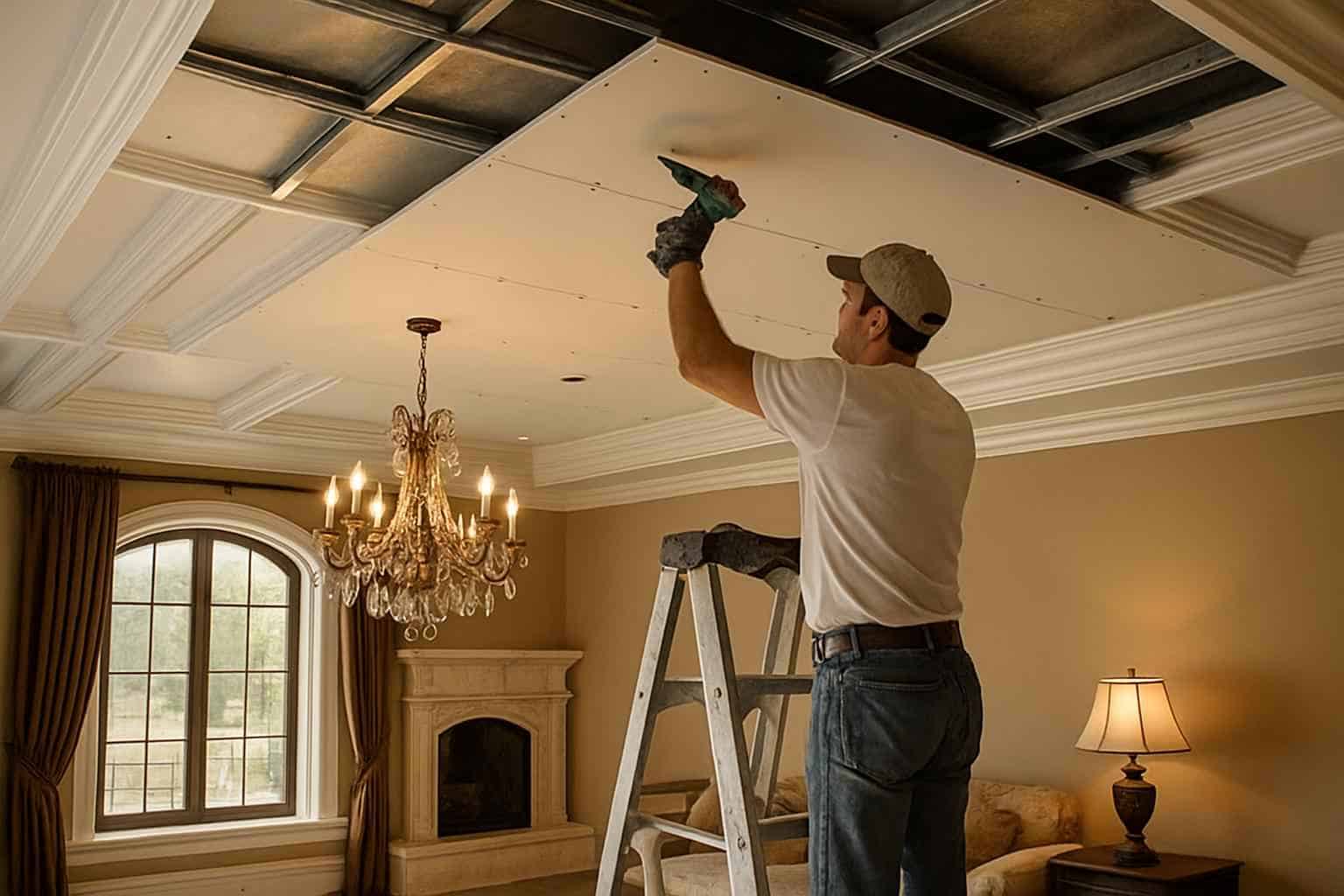 Ceiling Drywall Installation in Hye TX