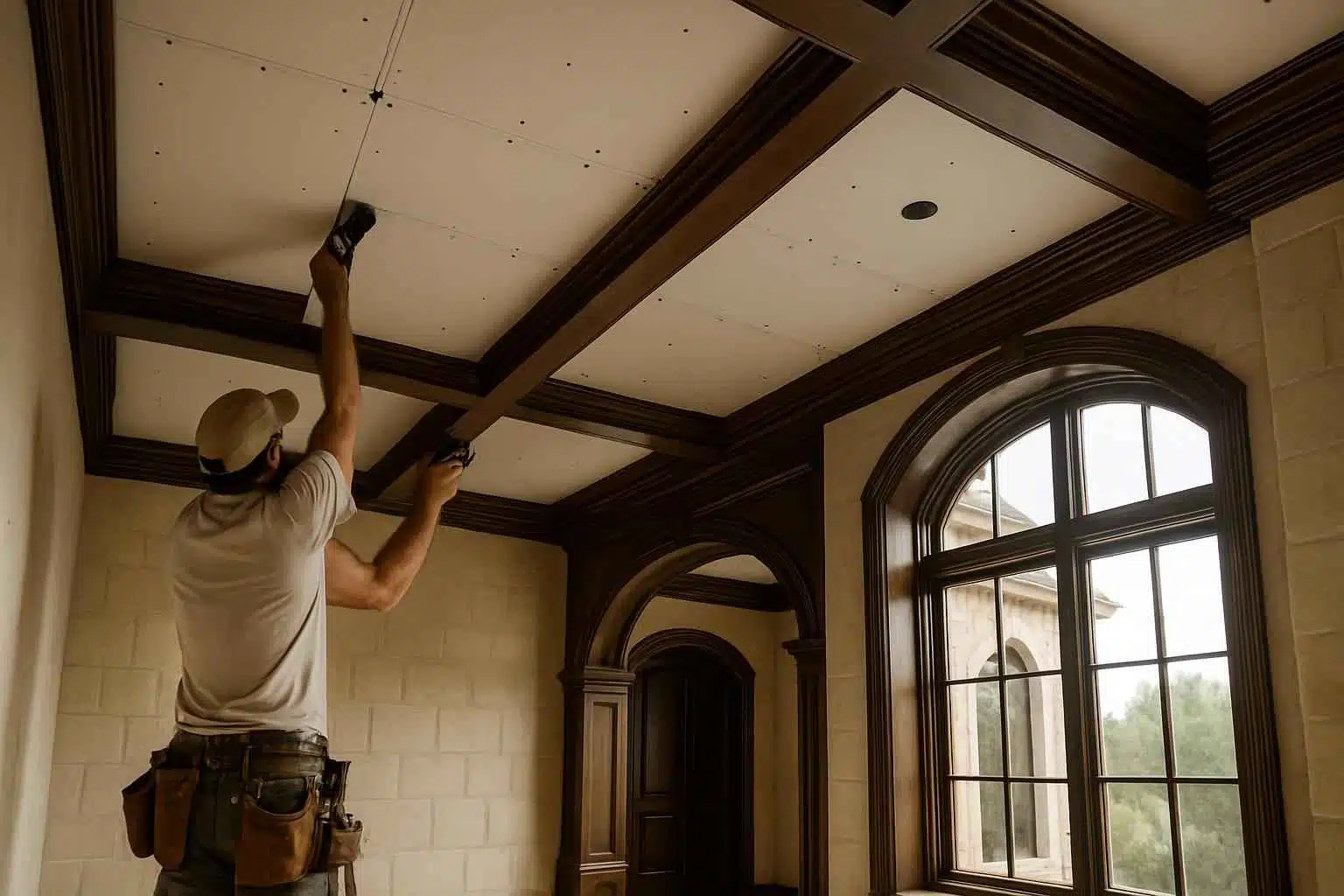Ceiling Drywall Installation in Stonewall TX