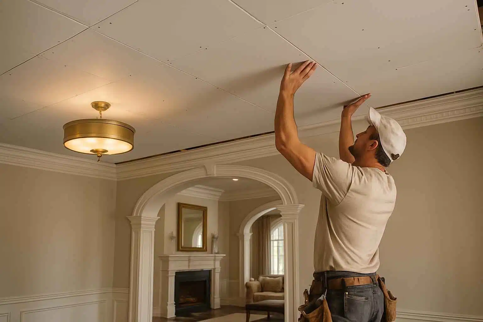 Drywall Installation Contractor In Willow City TX Ceiling Drywall Installation in Willow City TX