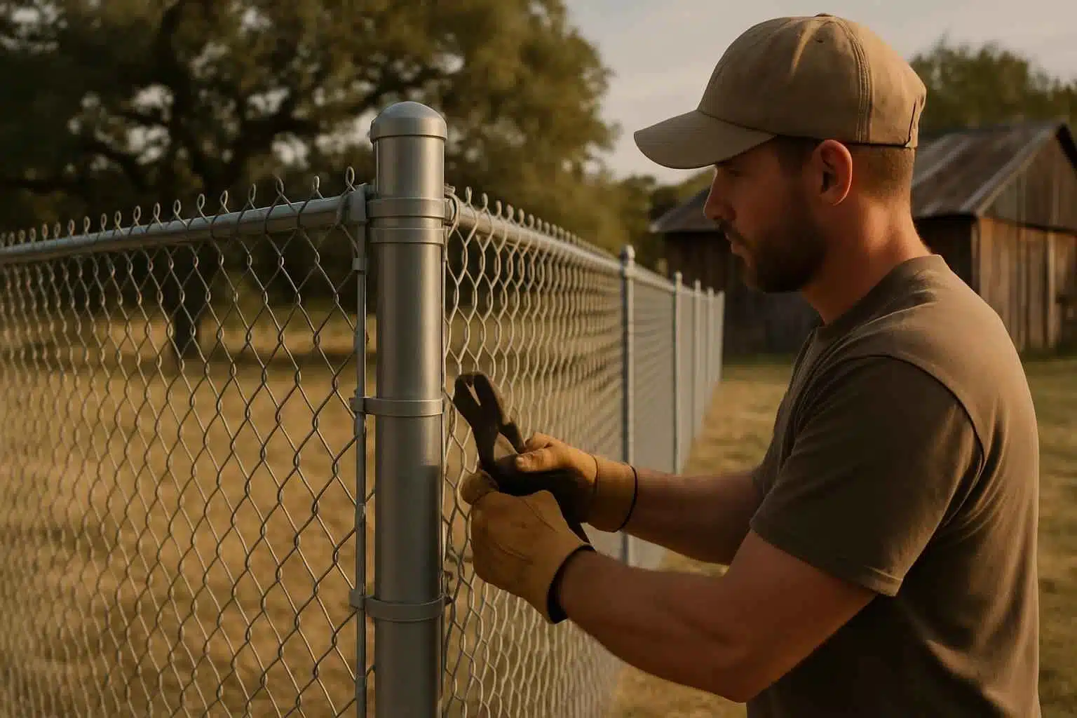 Chain Link Fence Installer in Luckenbach TX