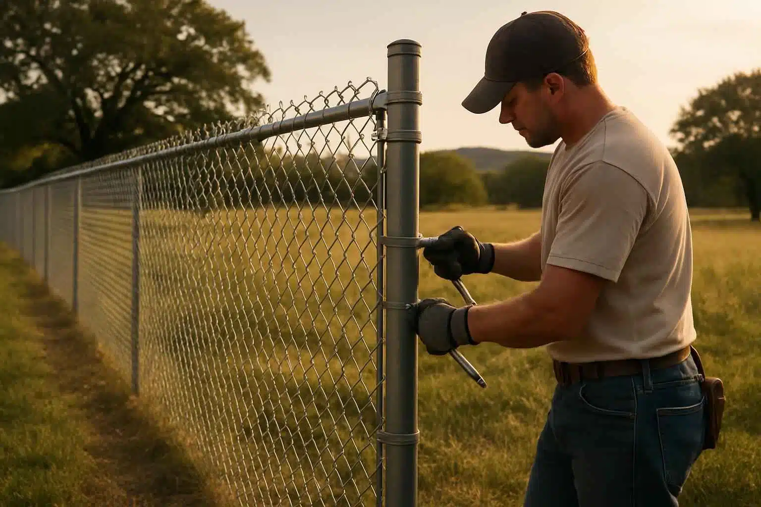 Chain Link Fence Installer in Willow City TX