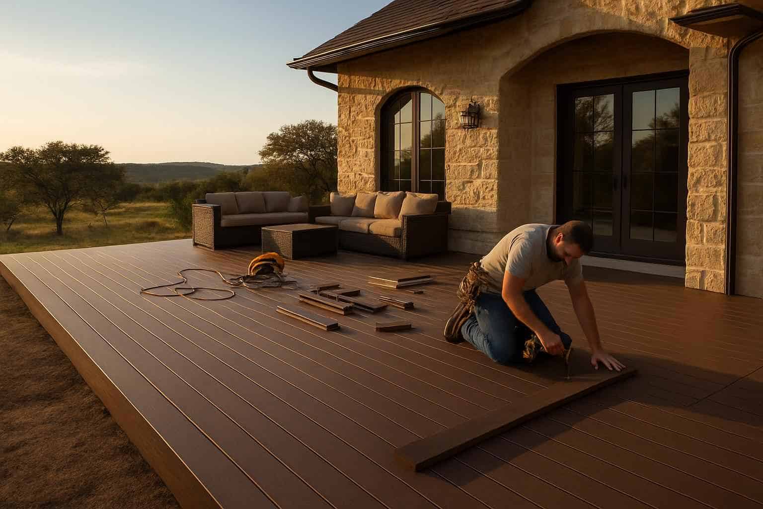 Composite Deck Builder in Stonewall TX