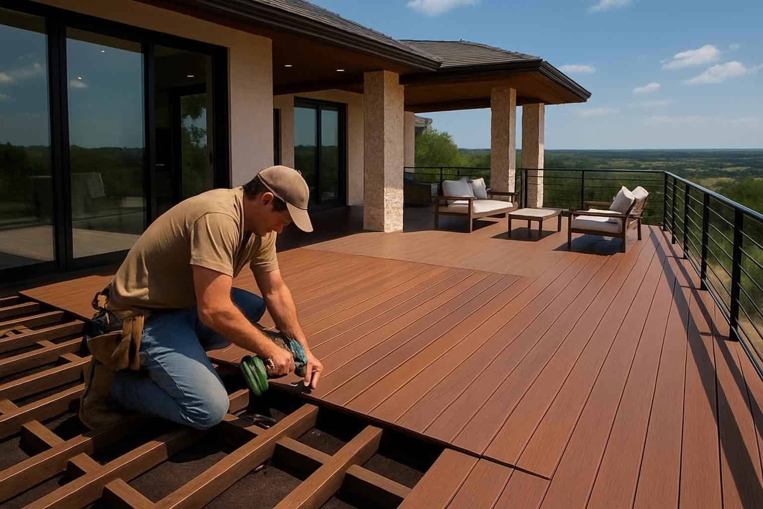 Deck Construction Contractor In Willow City TX Composite Deck Builder in Willow City TX