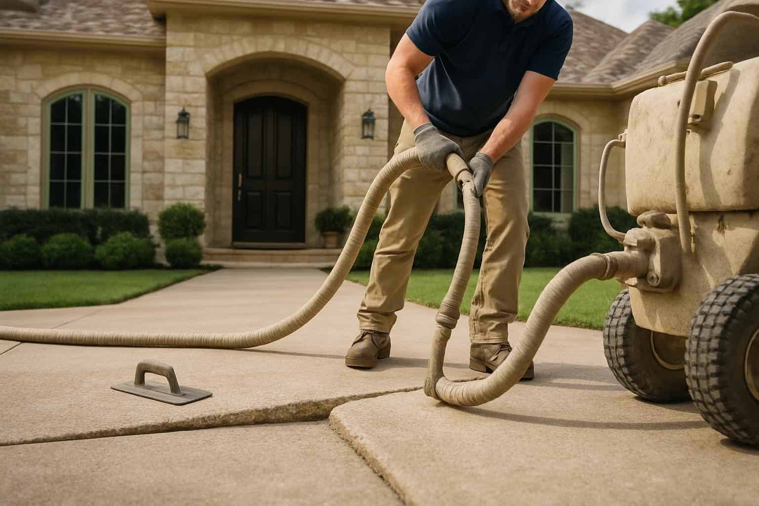 Concrete Leveling Service in Fredericksburg TX