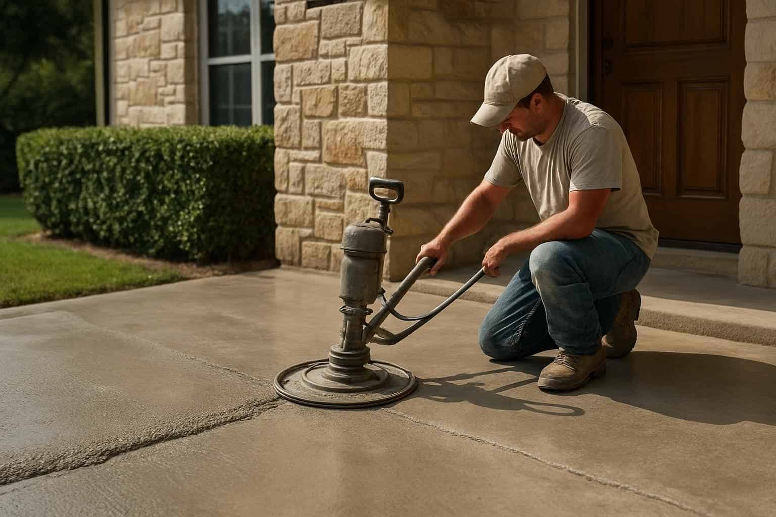 Concrete Repair Contractor In Stonewall TX Concrete Leveling Service in Stonewall TX