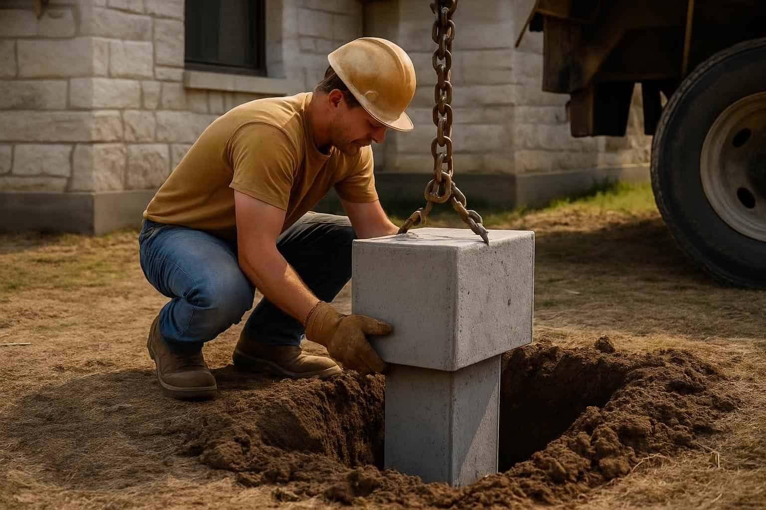 Concrete Pier Installation Contractor in Fredericksburg TX
