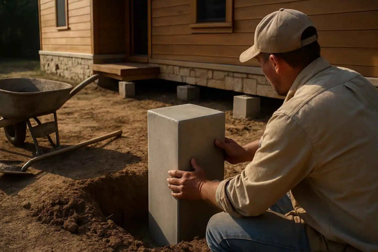 Concrete Pier Installation Contractor in Luckenbach TX