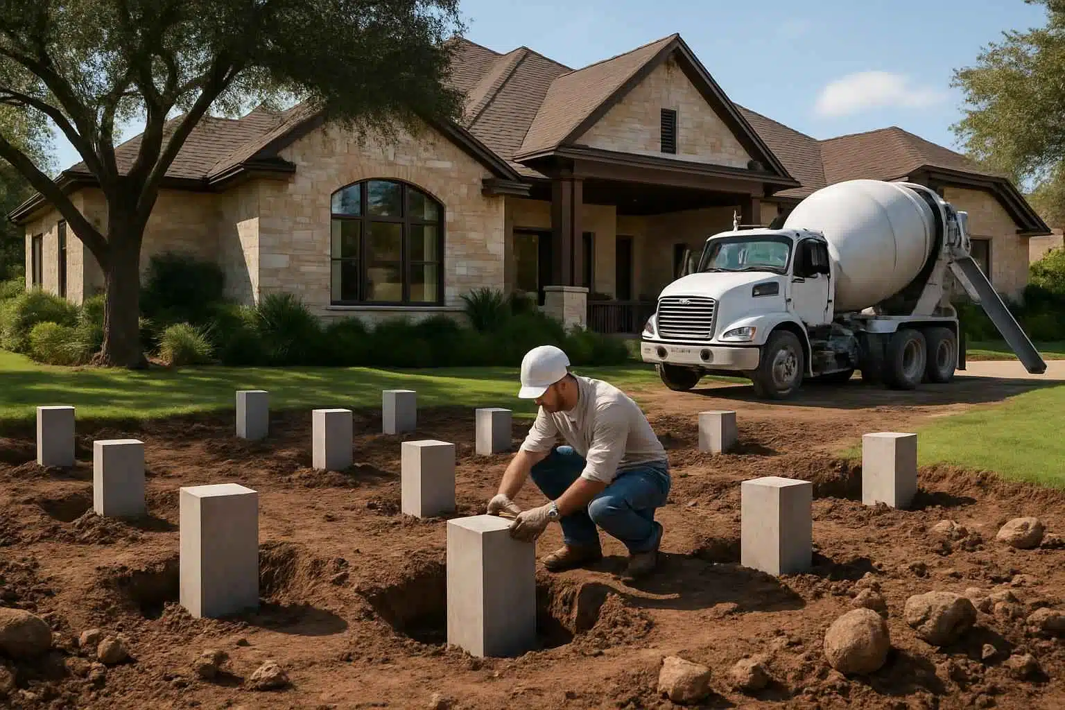 Concrete Pier Installation Contractor in Willow City TX