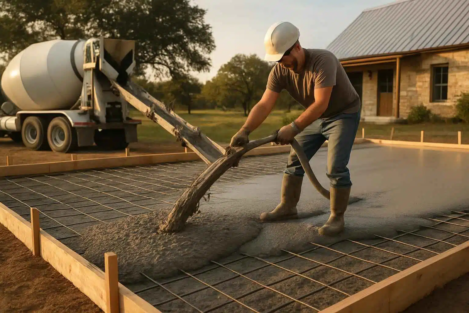 Concrete Slab Pouring Company in Willow City TX