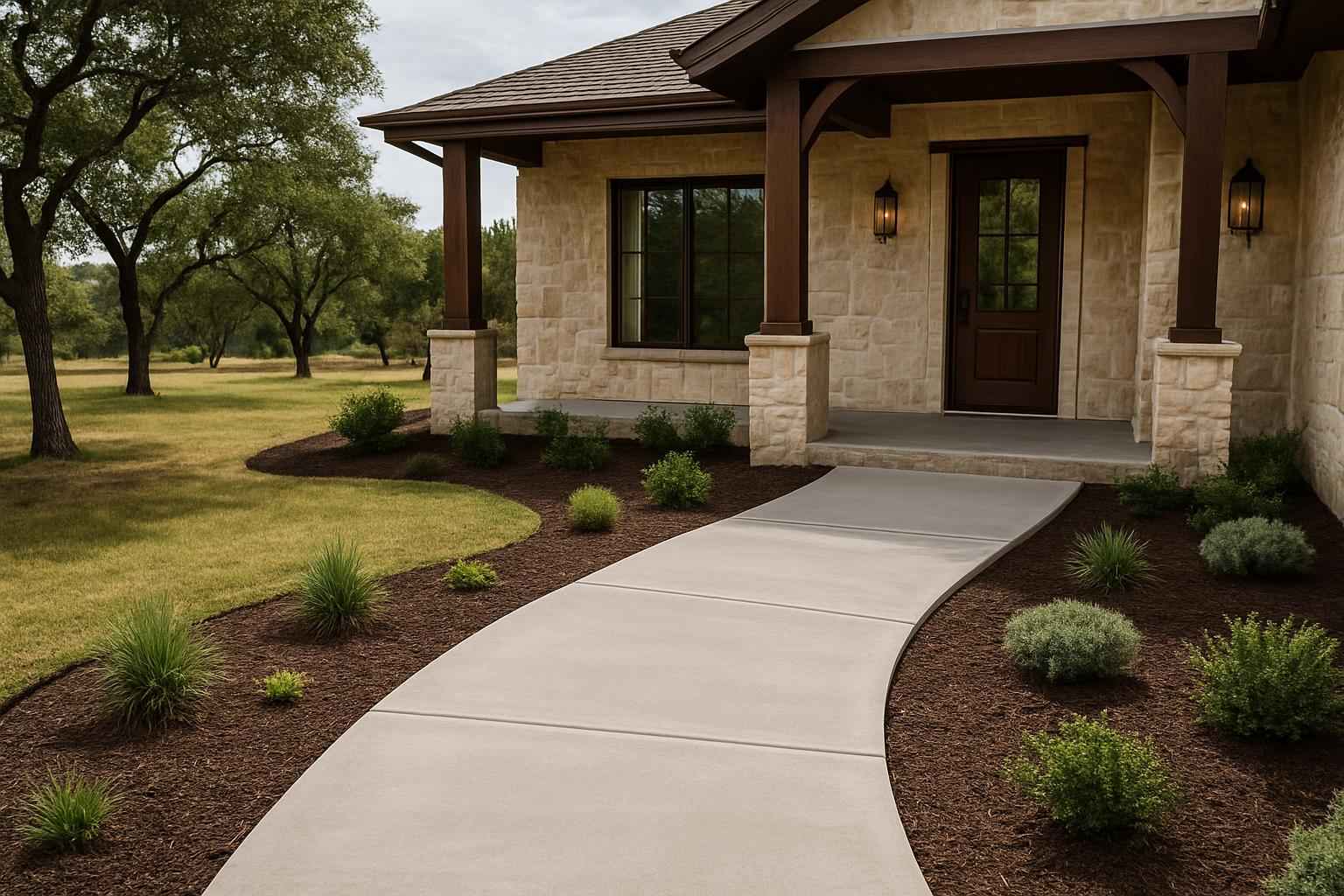 Path Walkway Contractor In Fredericksburg TX Concrete Walkway Contractor in Fredericksburg TX