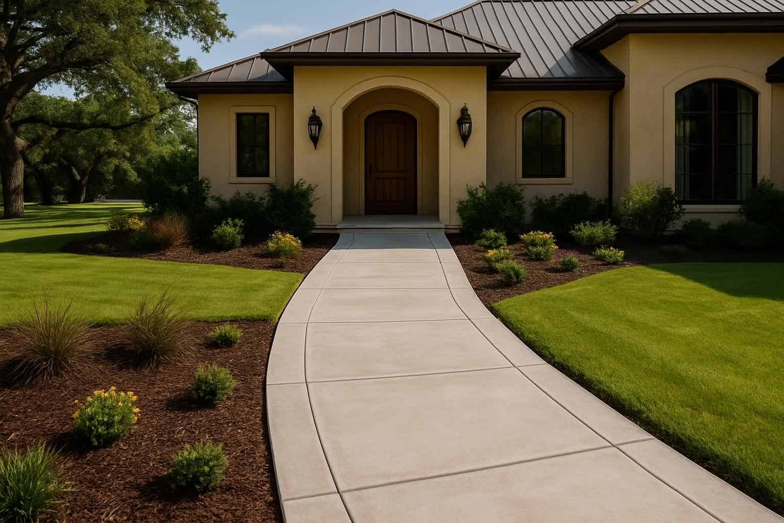 Concrete Walkway Contractor in Luckenbach TX