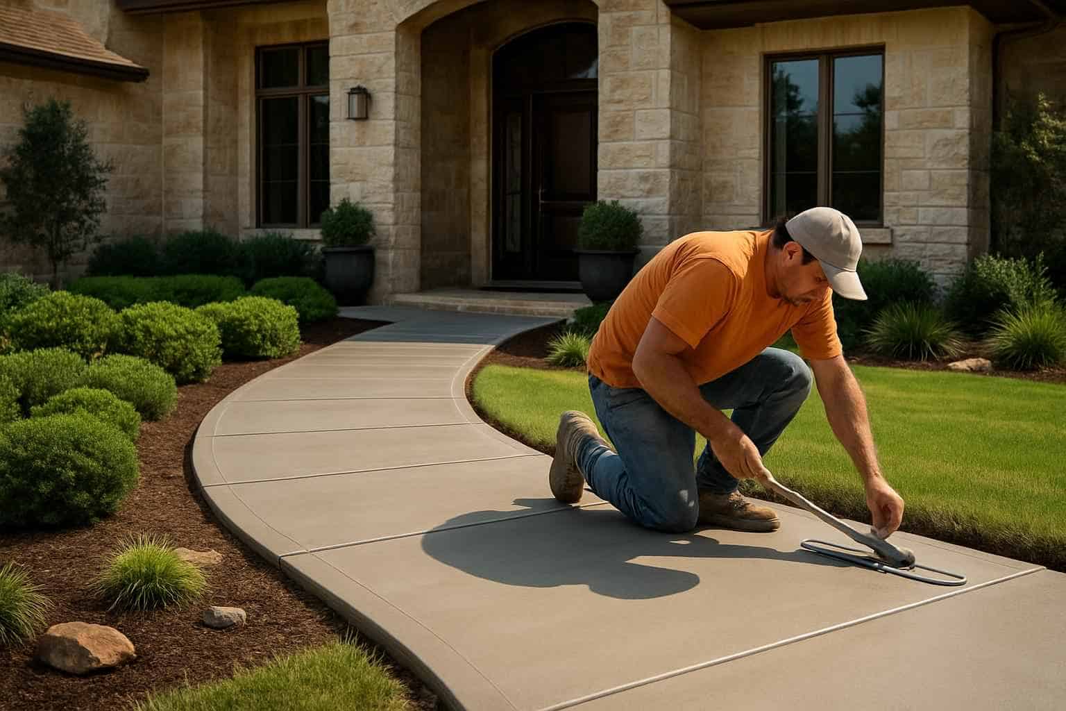 Concrete Walkway Contractor in Willow City TX