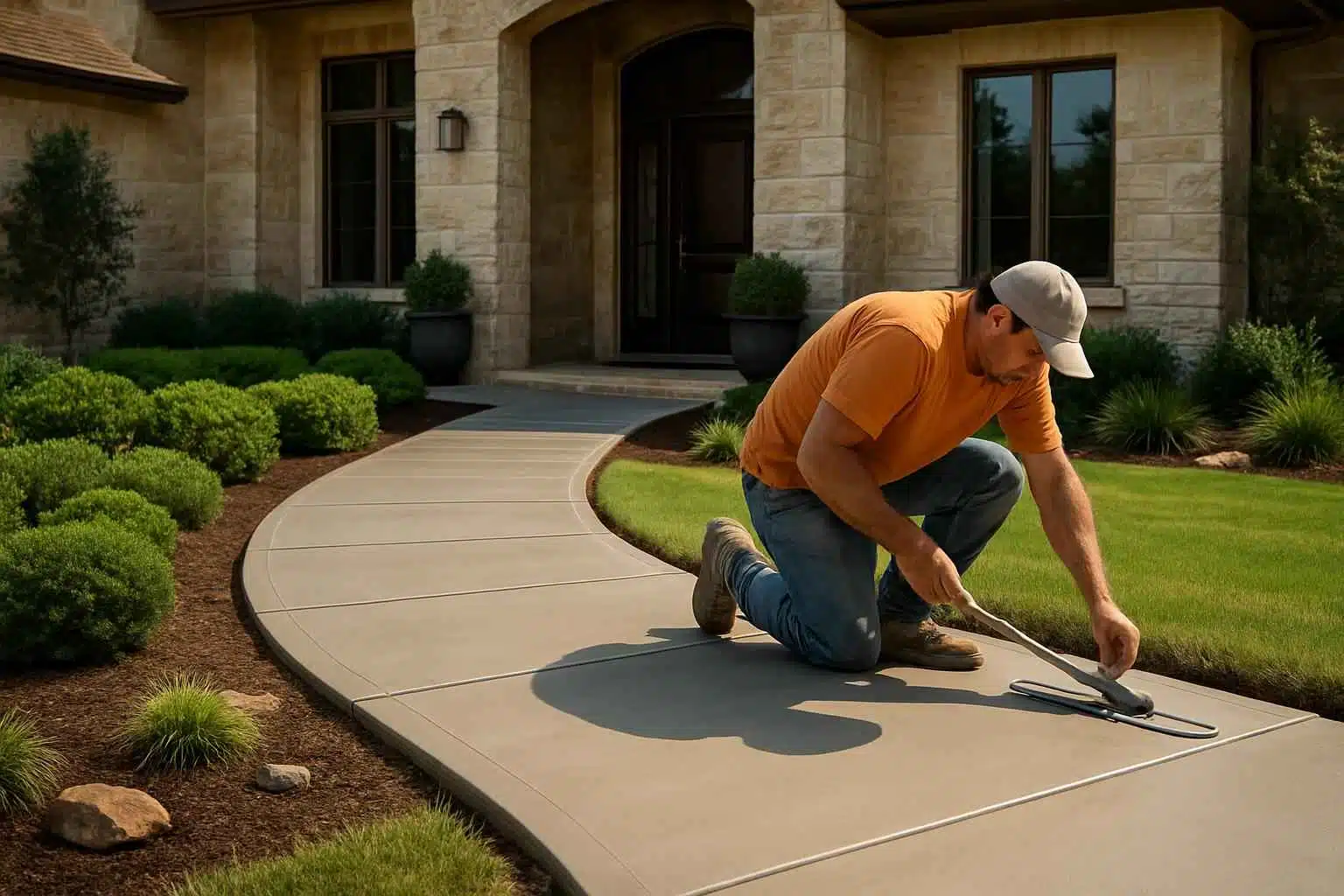 Concrete Walkway Contractor in Willow City TX
