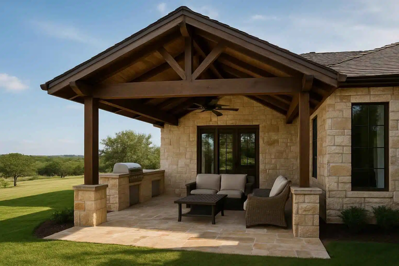 Covered Patio Contractor in Stonewall TX