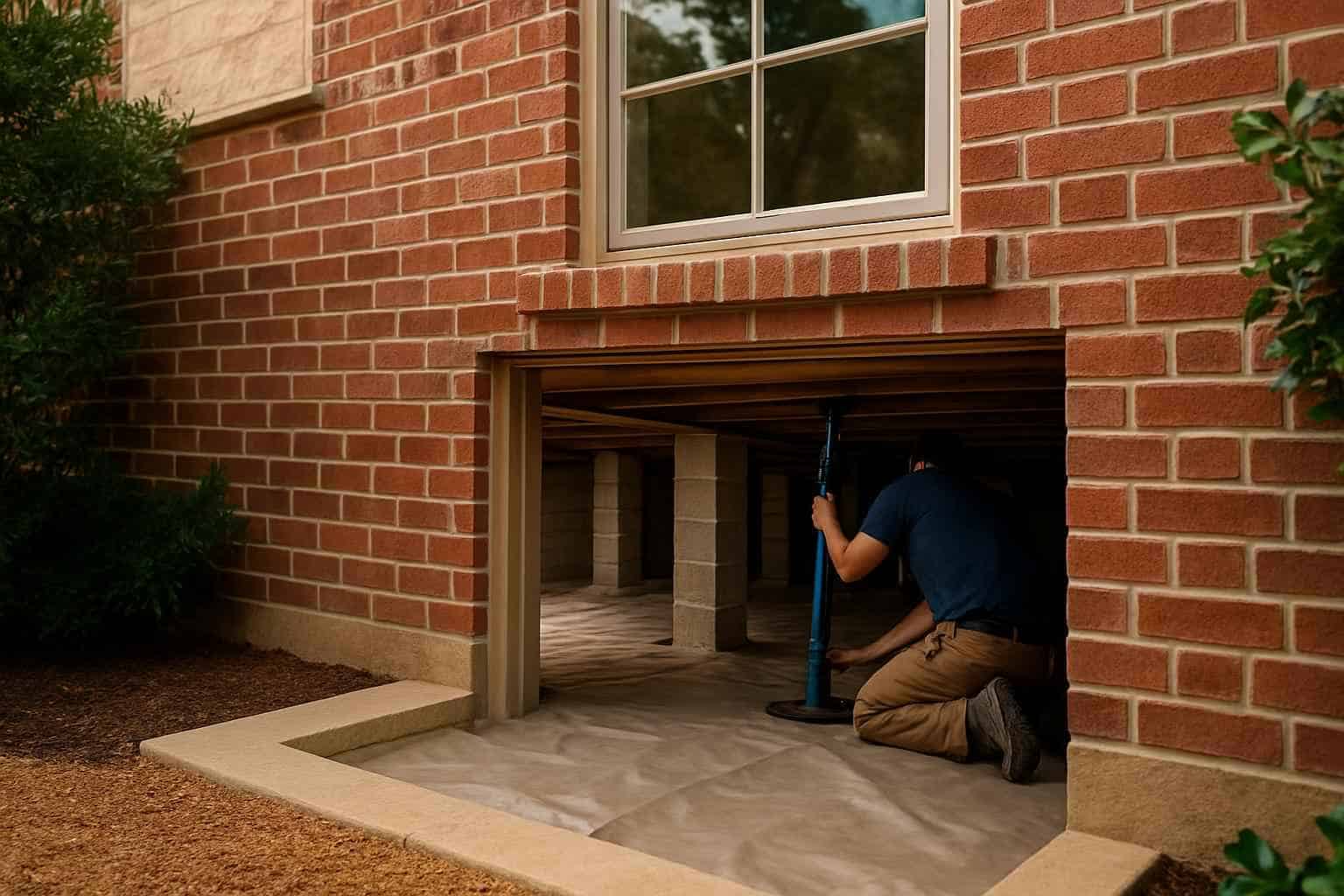 Foundation Repair Pier Beam Contractor In Luckenbach TX Crawl Space Repair Service in Luckenbach TX
