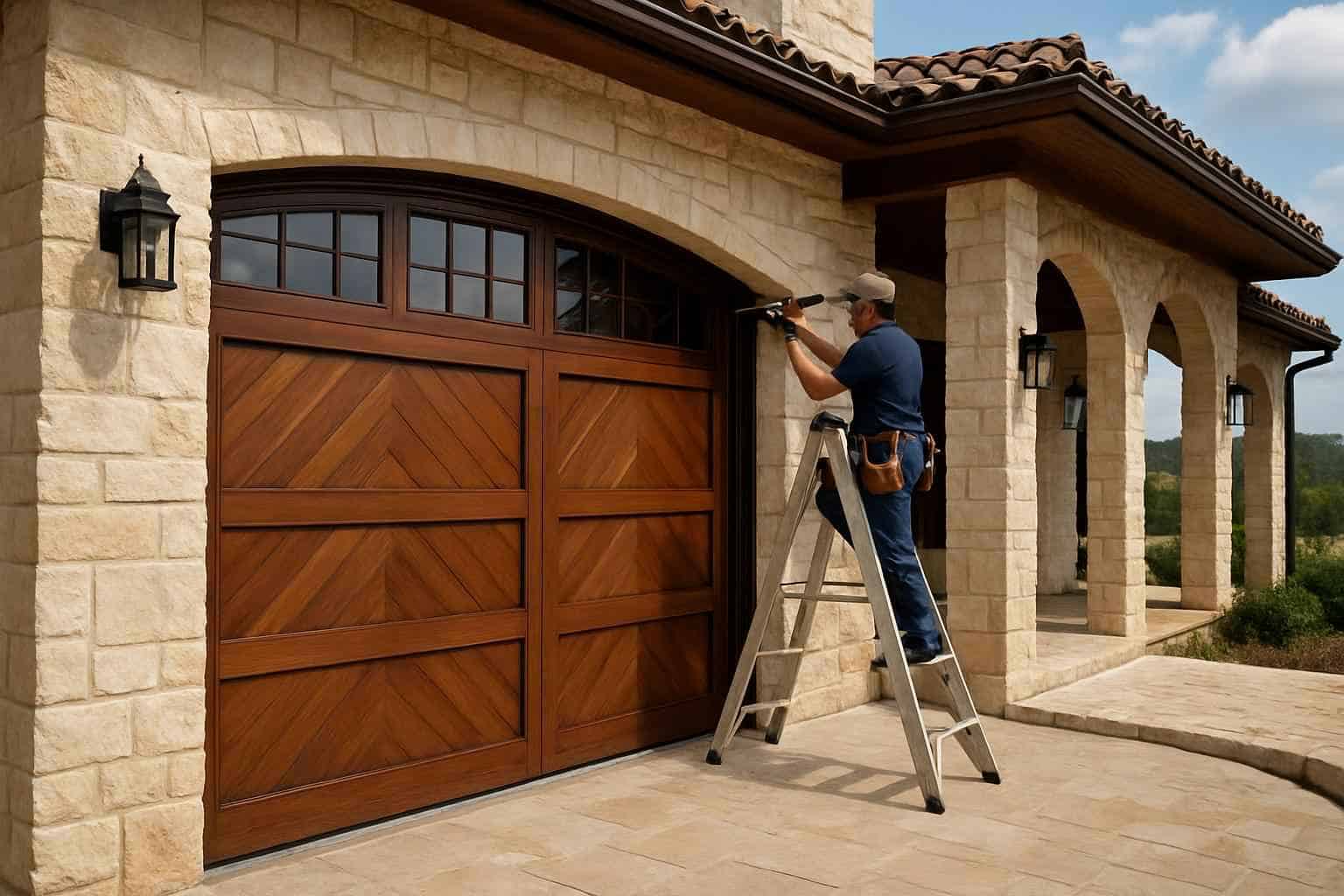 Garage Door Installation Contractor In Luckenbach TX Custom Garage Door Installation in Luckenbach TX