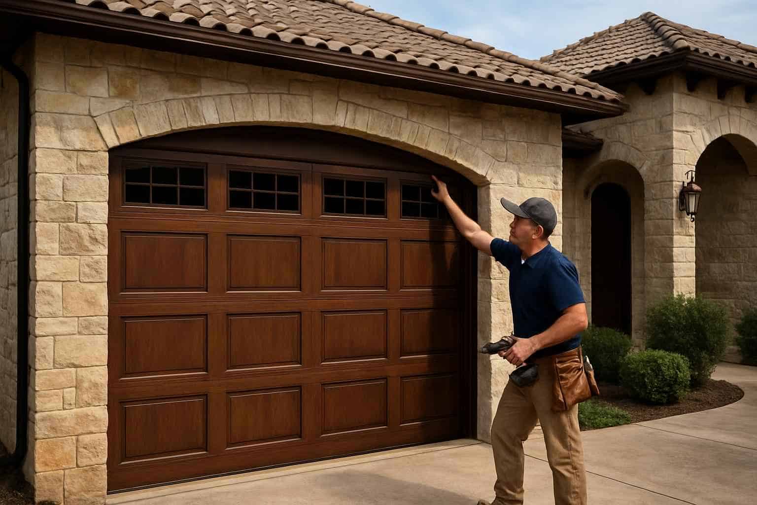 Garage Door Installation Contractor In Stonewall TX Custom Garage Door Installation in Stonewall TX