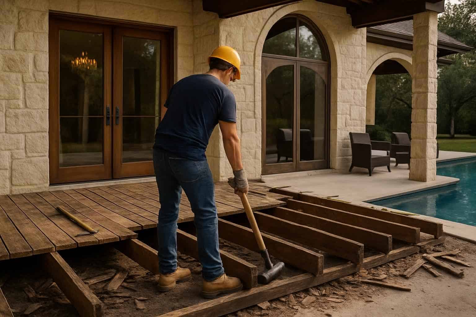 Deck Construction Contractor In Luckenbach TX Deck Demolition Prep Service in Luckenbach TX