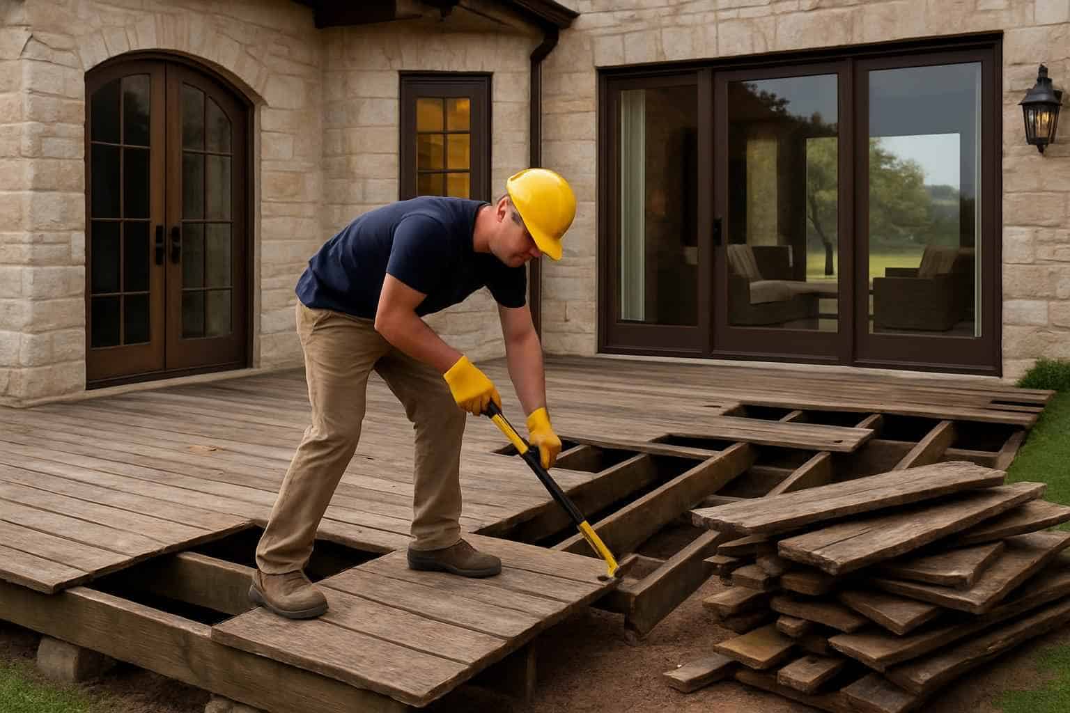 Deck Demolition Prep Service in Stonewall TX
