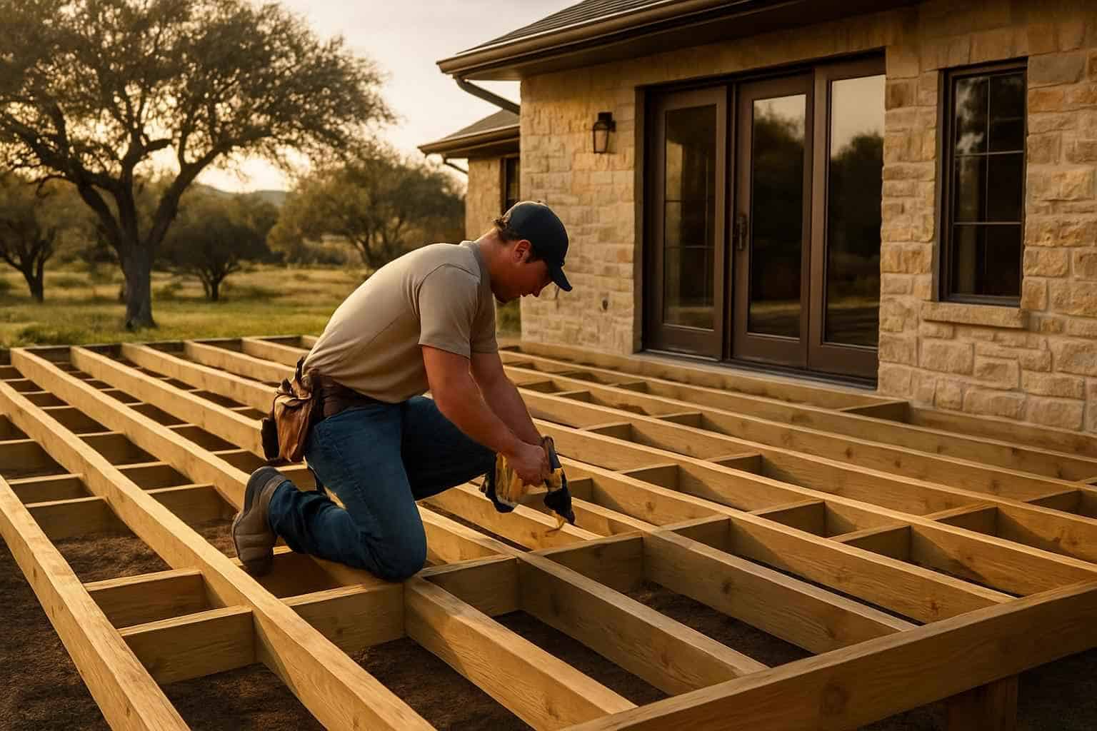 Deck Framing Contractor in Hye TX