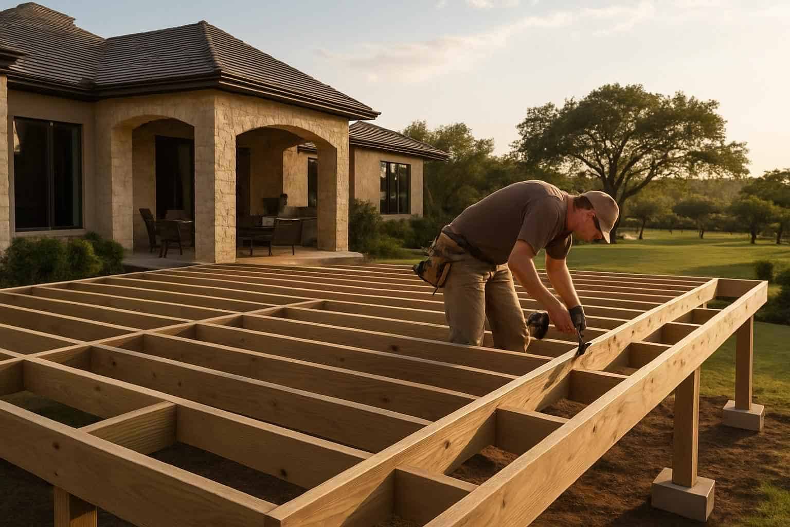 Deck Framing Contractor in Luckenbach TX