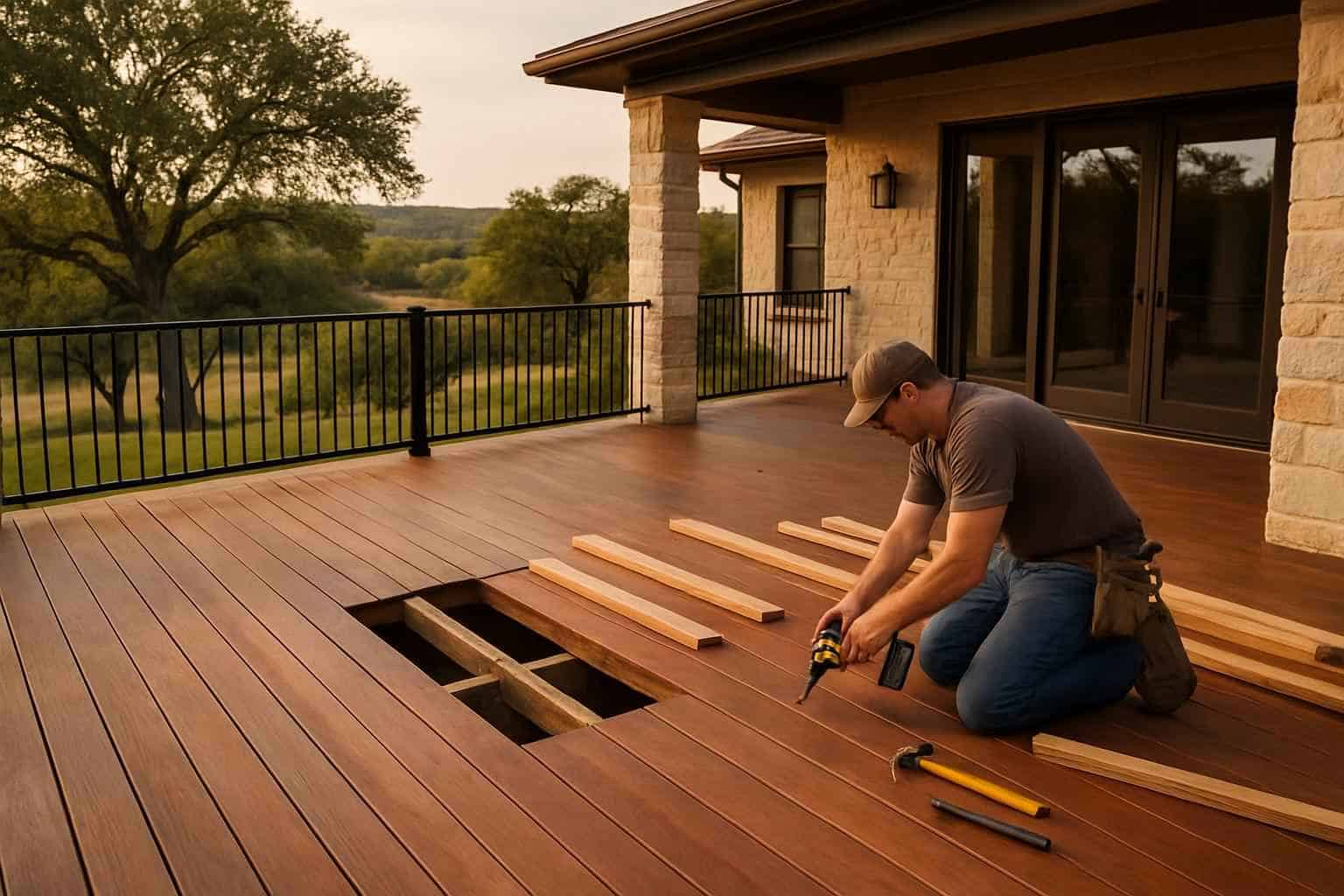 Deck Construction Contractor In Luckenbach TX Deck Repair Service in Luckenbach TX