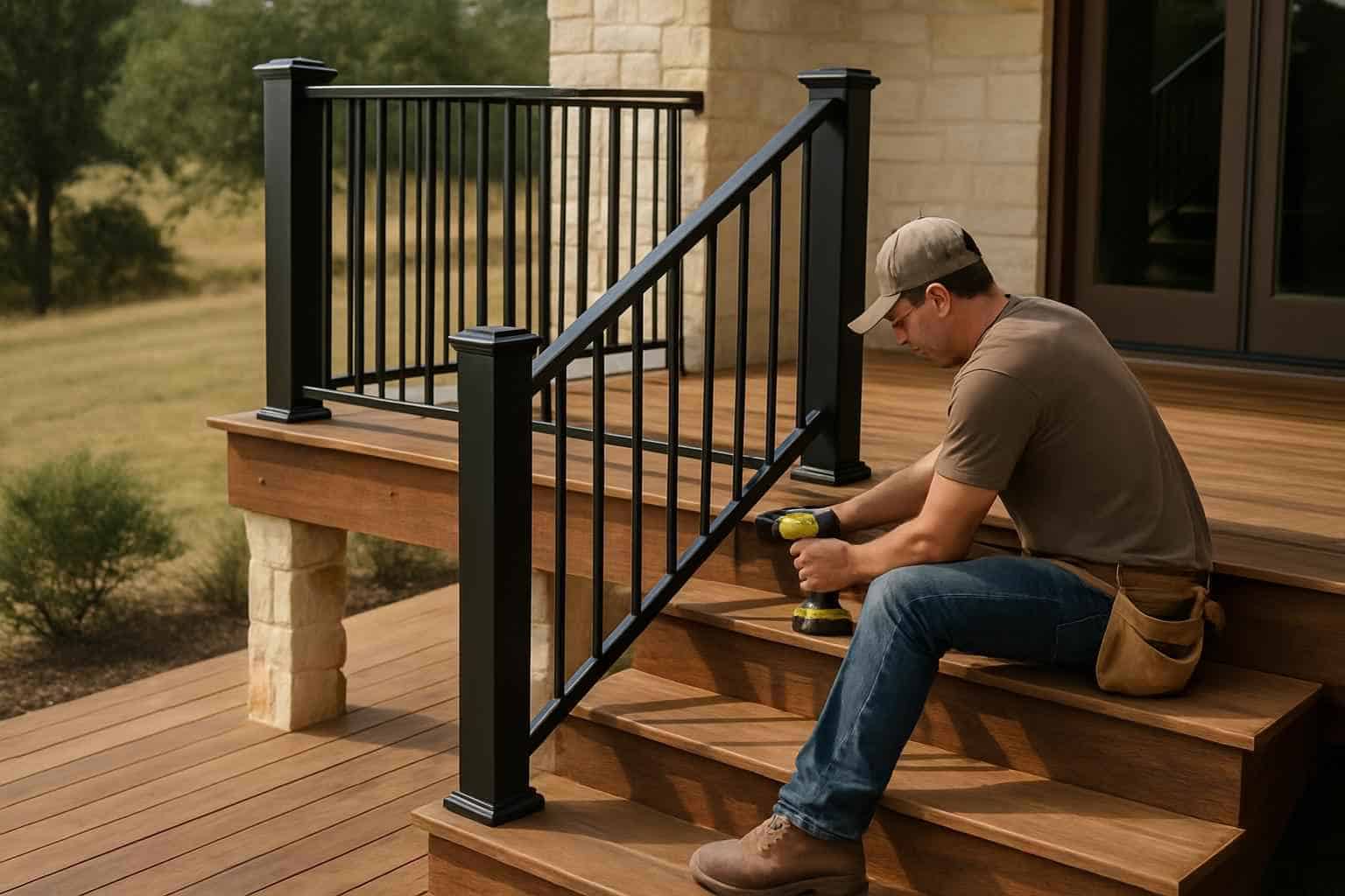 Deck Construction Contractor In Fredericksburg TX Deck Stair Railing Installer in Fredericksburg TX