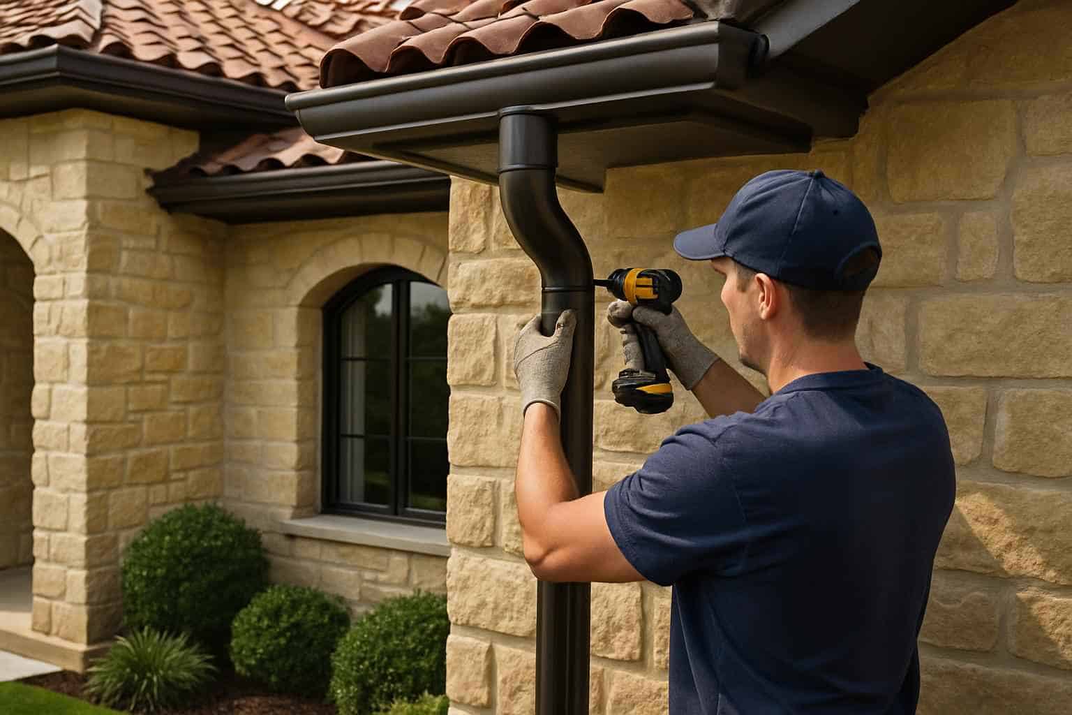 Downspout Installation Service in Willow City TX