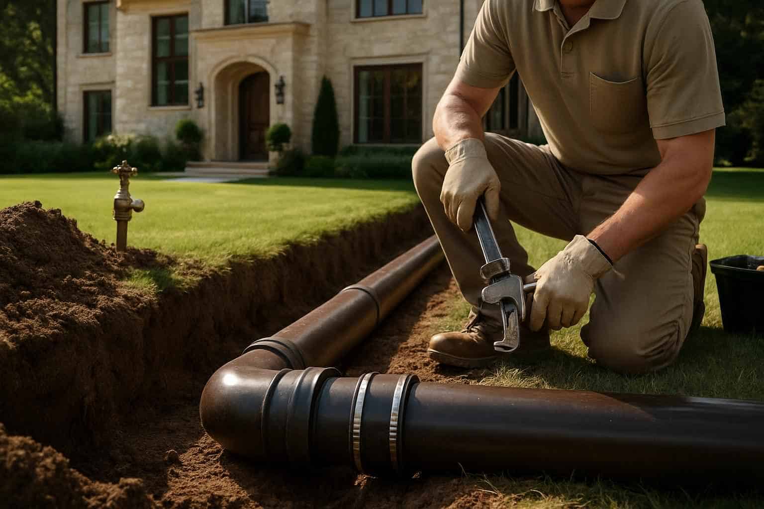 Drainage Repair Service in Hye TX
