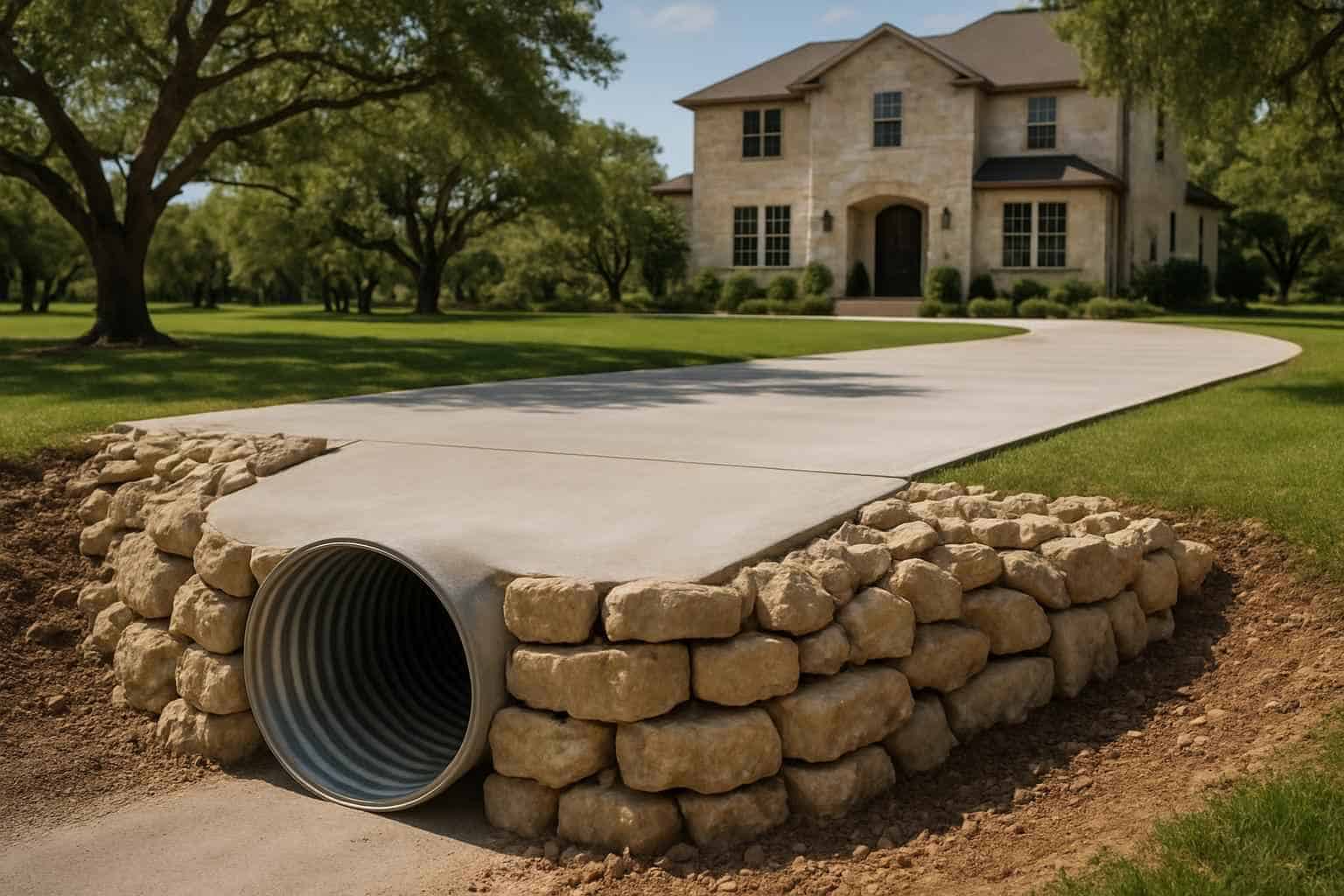 Driveway Culvert Installation Service in Hye TX