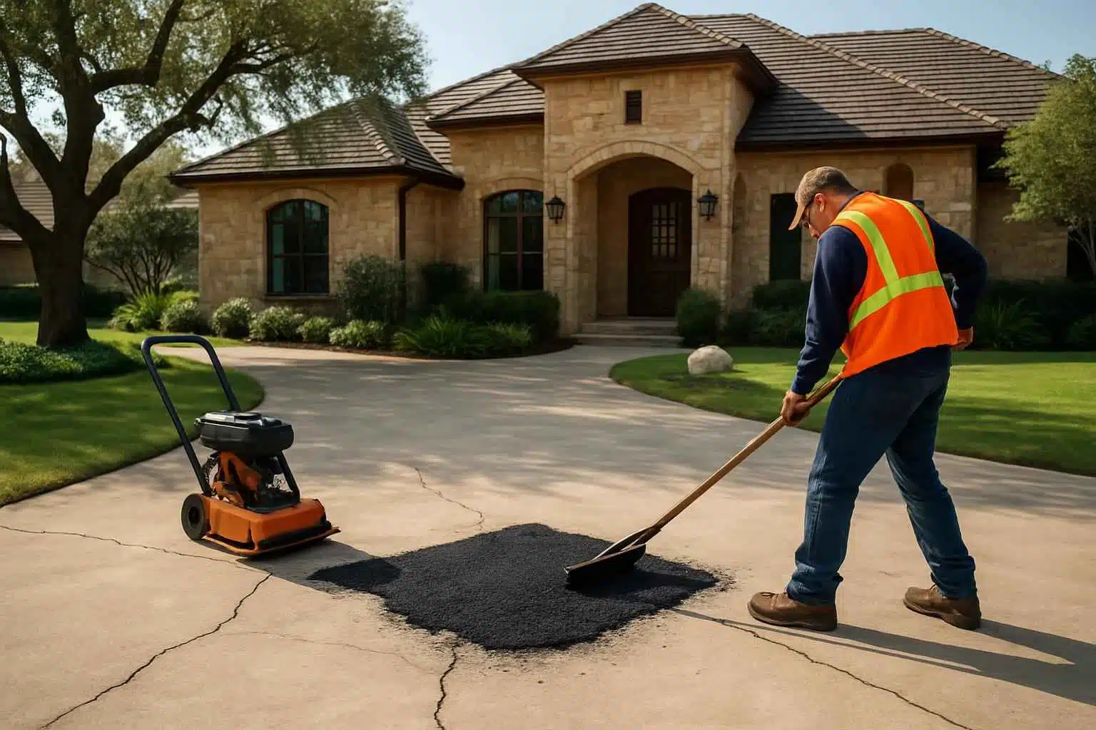 Concrete Driveway Contractor In Stonewall TX Driveway Repair Service in Stonewall TX