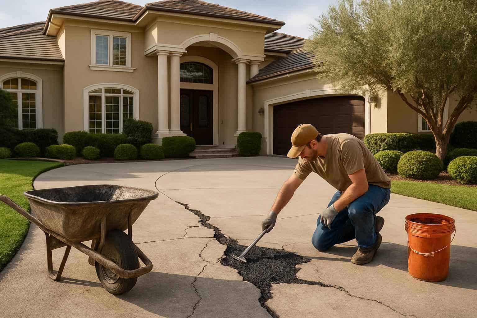 Concrete Driveway Contractor In Willow City TX Driveway Repair Service in Willow City TX
