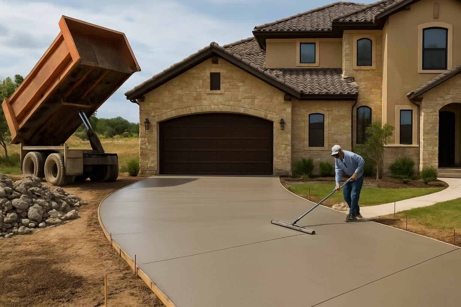 Concrete Driveway Contractor In Luckenbach TX Driveway Replacement Company in Luckenbach TX