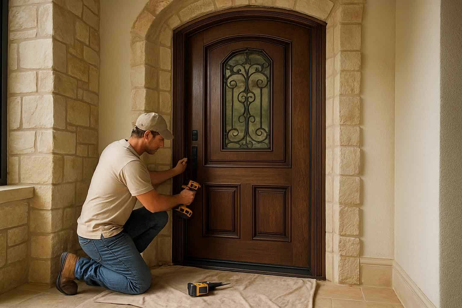 Entry Door Installation Contractor in Hye TX