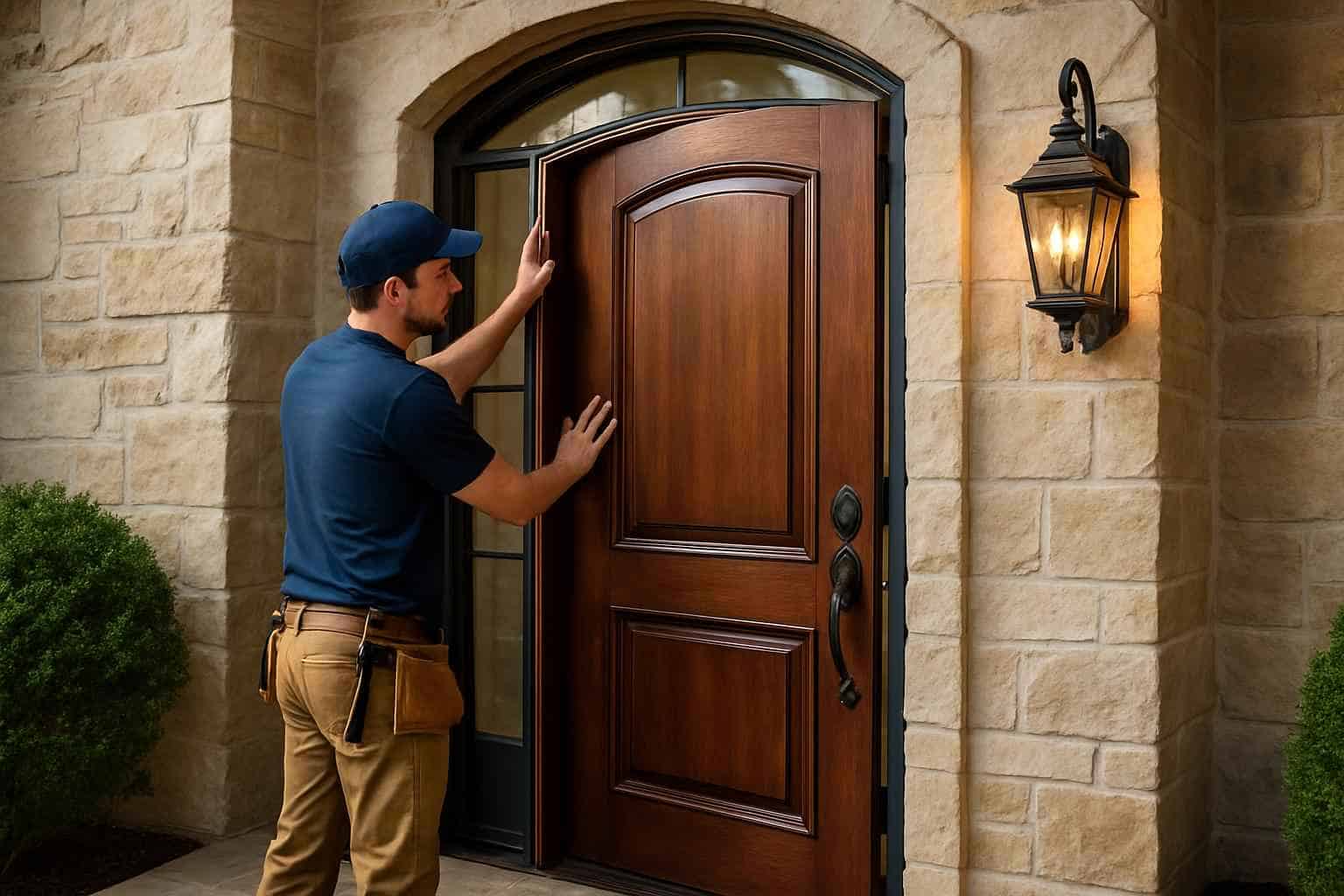 Entry Door Installation Contractor in Willow City TX