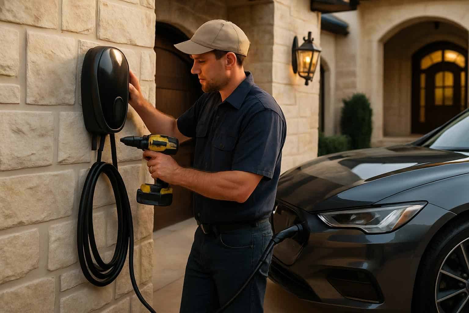 Electrical Contractor In Fredericksburg TX EV Charger Installation Contractor in Fredericksburg TX
