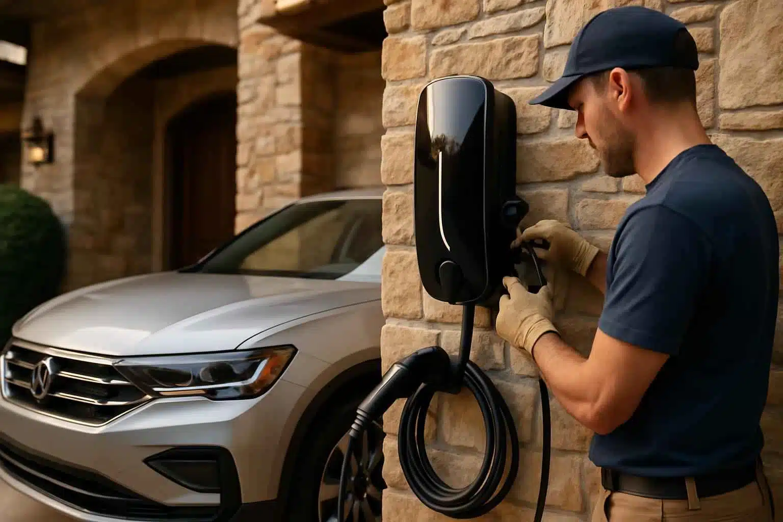 Electrical Contractor In Luckenbach TX EV Charger Installation Contractor in Luckenbach TX