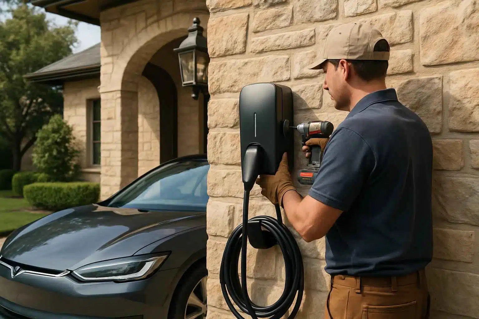 EV Charger Installation Contractor in Stonewall TX