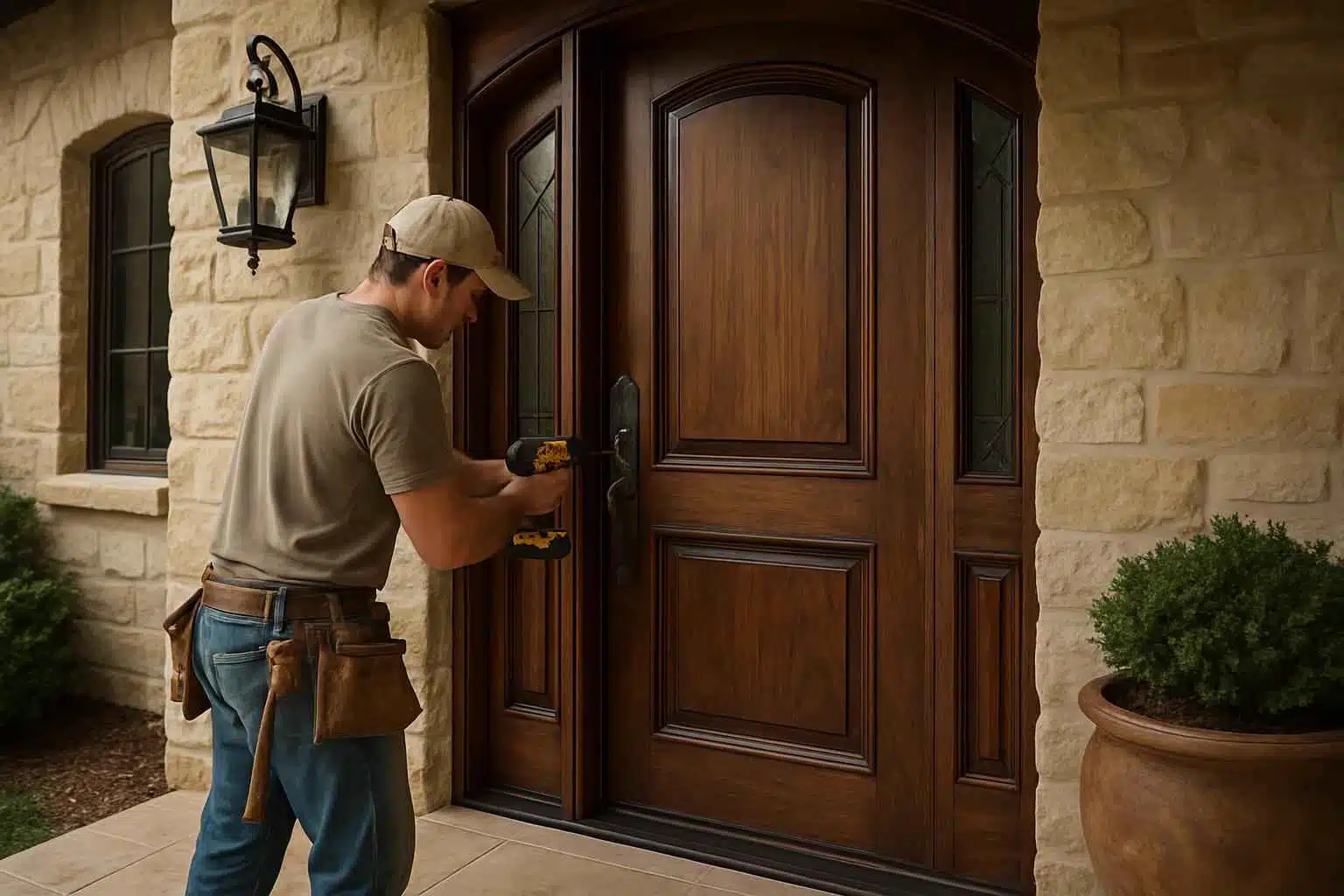 Exterior Door Installer in Luckenbach TX
