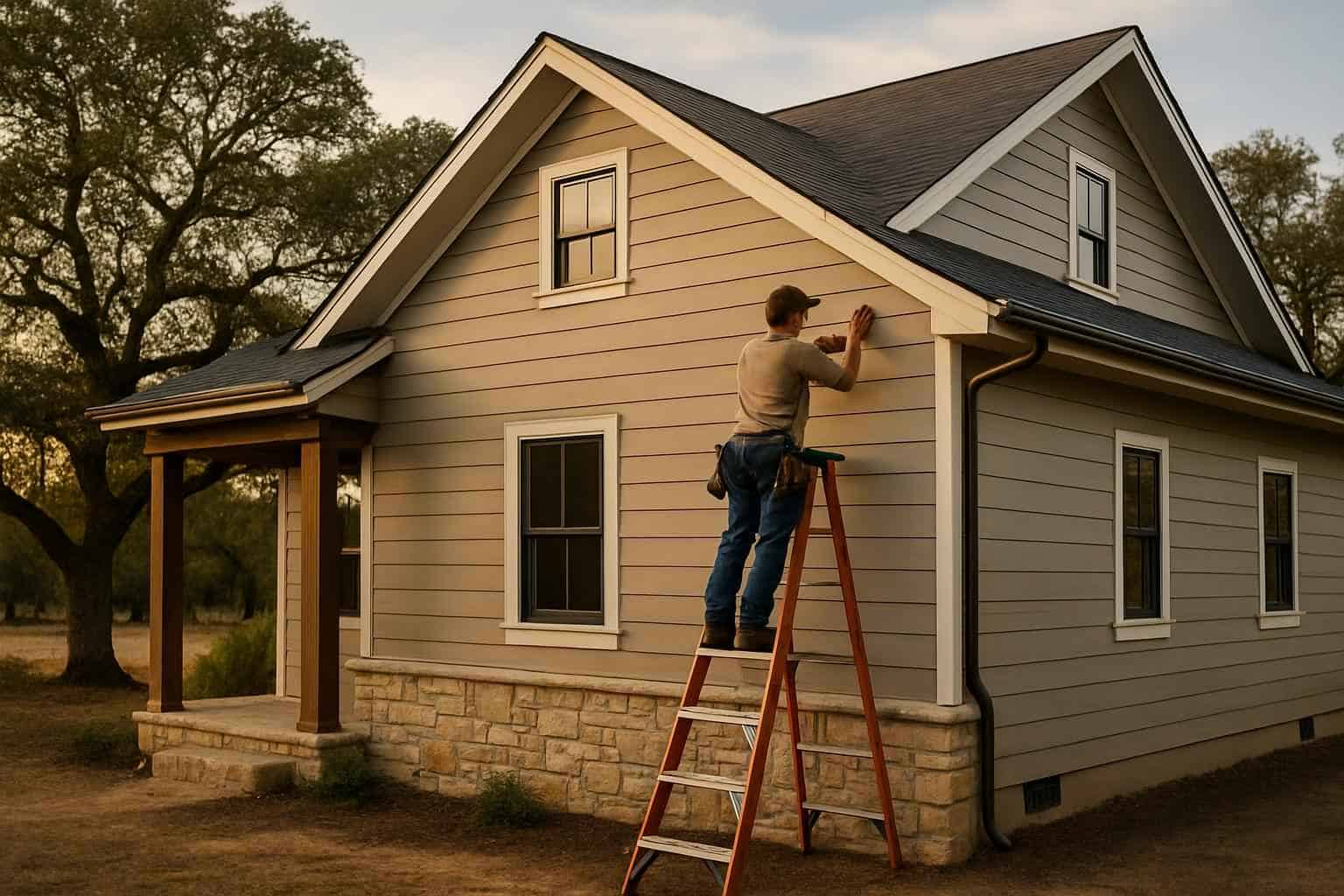 Siding Installation Contractor In Luckenbach TX Fiber Cement Siding Installer in Luckenbach TX