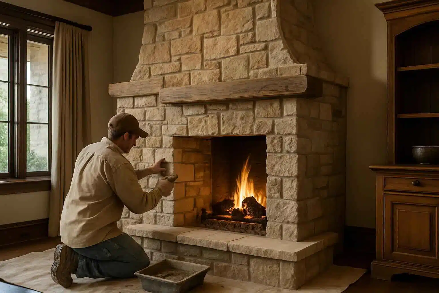 Fireplace Chimney Masonry Contractor in Stonewall TX